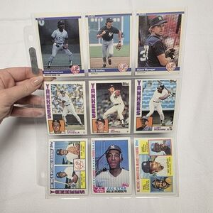 Topps Yankees Baseball Cards - Blue and Purple Accents